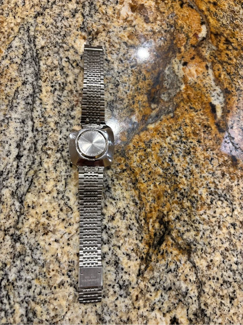 Rare 1979 Texas Instruments Starburst LCD Analog Watch